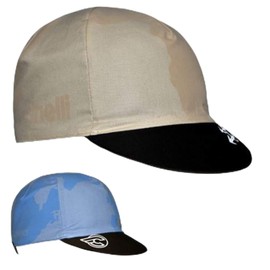 Cinelli GOHOBO Reversible Hat, Blue/Sand, One Size