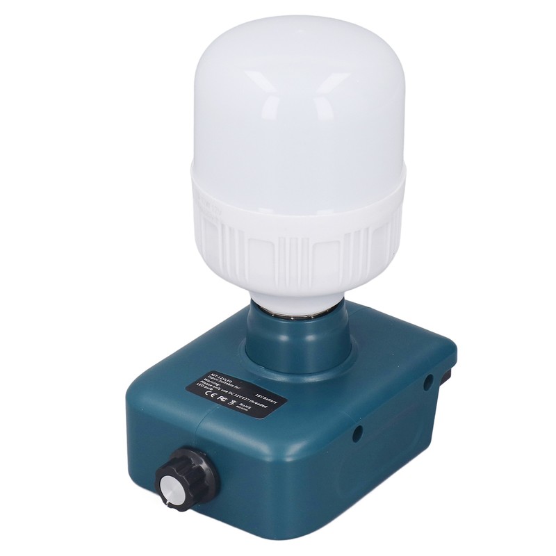 Battery Powered Work Light Bulb E27 Adjustable Brightness LED Bulb