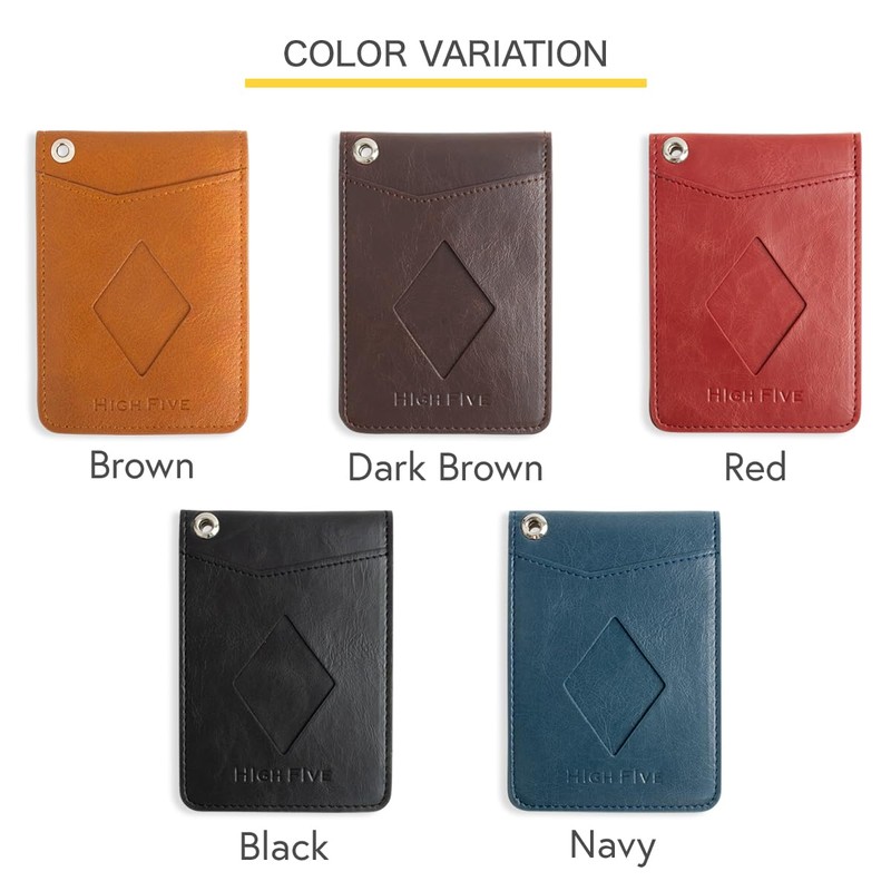 HIGH FIVE Pass Case, Bifold Passcase, 4 Card Pockets, IC