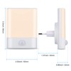 Brisun Night Light Socket with Motion Sensor, Pack of 4