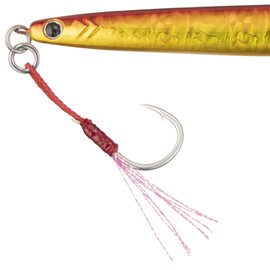 Major Craft Winding Jig Jet, Metal Jig, 2.1 oz (60 g), Red/Gold #3 Lure
