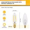 Hizashi Candelabra LED Light Bulbs 25 Watt, Dimmable Chandelier Light