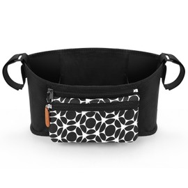 Accmor Universal Stroller Organizer with Detachable Phone Bag, Stroller Bag Caddy Organizer Stroller Accessories for Uppababy, Baby Jogger, Nuna, Doona, Britax Strollers