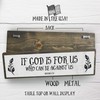 Christian Wall Art - If God Is For Us Who