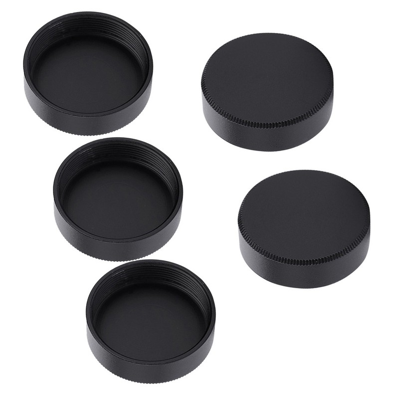 5pcs Metal C Mount Rear Lens Cover Cap 27mm for