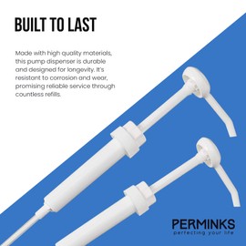 5 Gallon Pump Dispenser - Pump for 5 Gallon Bucket, Jug, Bottle, Large Container - Great for Shampoo & Conditioner, Laundry Detergent, Snow Cone Syrup, Bleach Liquid, Oil & More (Pack of 3)