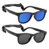 HXS 2-Pack Polarized Toddler Sunglasses with Strap for 2-4 Year