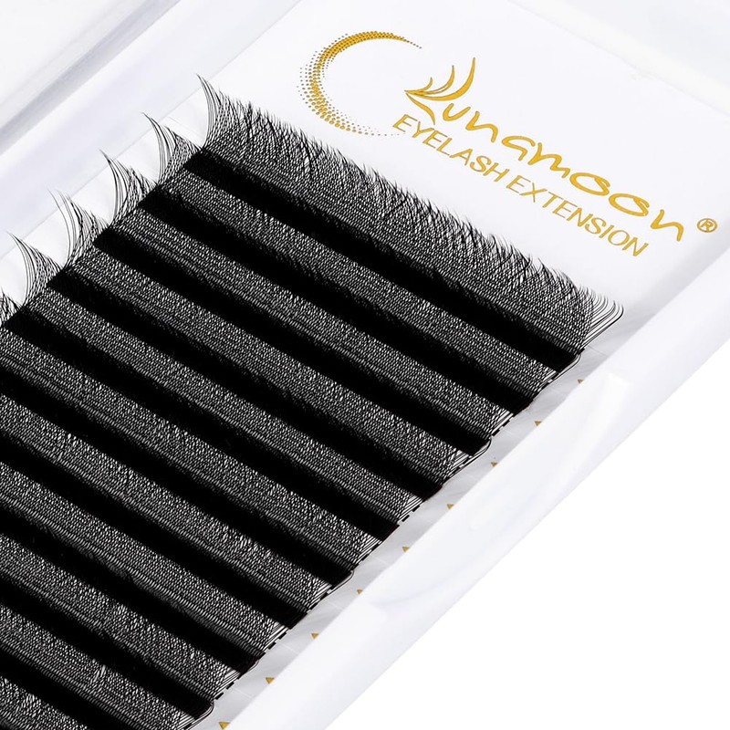 Lunamoon 4D W Eyelash Extensions, Eyelash Extension, Pre-Fanned Eyelashes, Premade