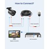 ZOSI 8CH 5MP 3K Lite Surveillance Wired Security Camera System