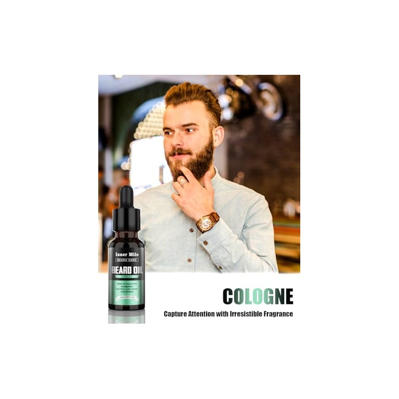 Beard Oil Set Soften, Smooth, Nourish, Strengthen, Birthday Gifts for