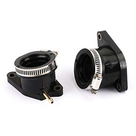 Mad Hornets 2Pcs 𝐌𝐨𝐭𝐨𝐫𝐜𝐲𝐜𝐥𝐞 𝐈𝐧𝐭𝐚𝐤𝐞 𝐌𝐚𝐧𝐢𝐟𝐨𝐥𝐝 𝐂𝐚𝐫𝐛𝐮𝐫𝐞𝐭𝐨𝐫 𝐁𝐨𝐨𝐭𝐬 Left and Right Fit for Ya-ma-ha Raptor 660 660R 01-05