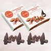 Frankincense Myrrh Backflow Incense Cones - Total 20 Incense Cones