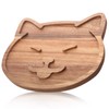 Funny Wooden Charcuterie Board Cute Cat Cheese Boards Cookie Plate