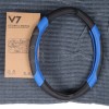 V7 Line Rider Microfiber Leather Sporty Steering Wheel Cover Universal