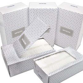 IPKN 입큰 100% 순면 화장솜 800매 (80매x10팩) Wide Opening 100% Pure Cotton Cosmetic Cotton Pads 800 Sheets (80 Sheets x 10 Packs)