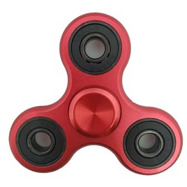 HERSE Aluminium Tri-Wing Fidget Spinner, Red