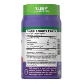 Nature´s Truth Melatonina , 60 Gomitas, 12 Mg Por Cada 2 Gom