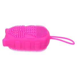 PACKOVE 1pc Double-Sided Silicone Bathing Brush for Deep Cleaning and Massage Food-Grade Body Scrubber Hanging Rope Safe and Compact Shower Tool