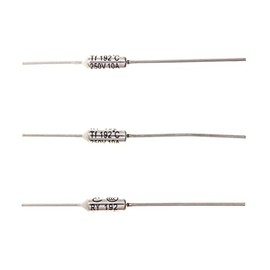 HUABAN 10 Pieces Metal Temperature Thermal Fuse RY192 192 ℃ 377.6 ℉ 10A 250V