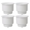 Amarine Made 4Pcs Marine Plastic Cup Drink Holder with Drain