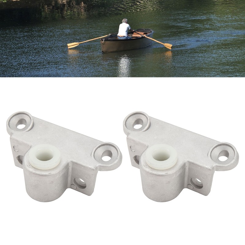2pcs Boat Oar Rowlock 14mm Aluminum Shank Top Mount Rowlock