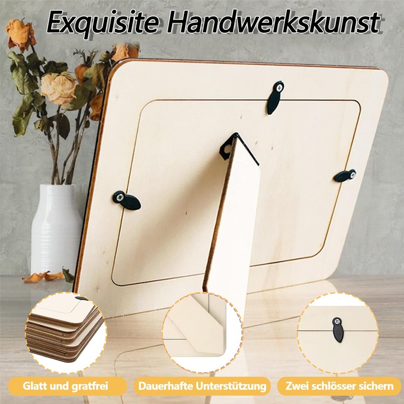 Wooden Picture Frame, 6 Pieces DIY Wooden Picture Frame, DIY