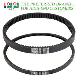 10L0L Clutch Drive Belt & Starter Generator Belt Kit for EZGO TXT, Medalist, Workhorse 1994-up Golf Cart with 295/350cc Robin Engines, OEM 72054G01 72024G01 72025G01 26414G01 630587