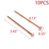 MY MIRONEY 10 Pack 3.4 Inch Copper Nails Solid Copper