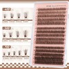 Natural Look Eyelash Extensions, 1 Box Individual False Eyelashes, Self