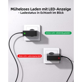 Superer 26,1V LED-Licht Ladeger?t Passend f1r Dyson V6-V7-V8 Ladekabel Animal DC61 DC62 DC58 DC59 DC60 DC74 SV03 SV04 SV05 SV11 SV10 SV09 SV06 Absolute Motorhead Fluffy Extra Staubsauger Netzteil