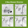Hygie Rinse Handheld Dog Shower Attachment with Massage Head for