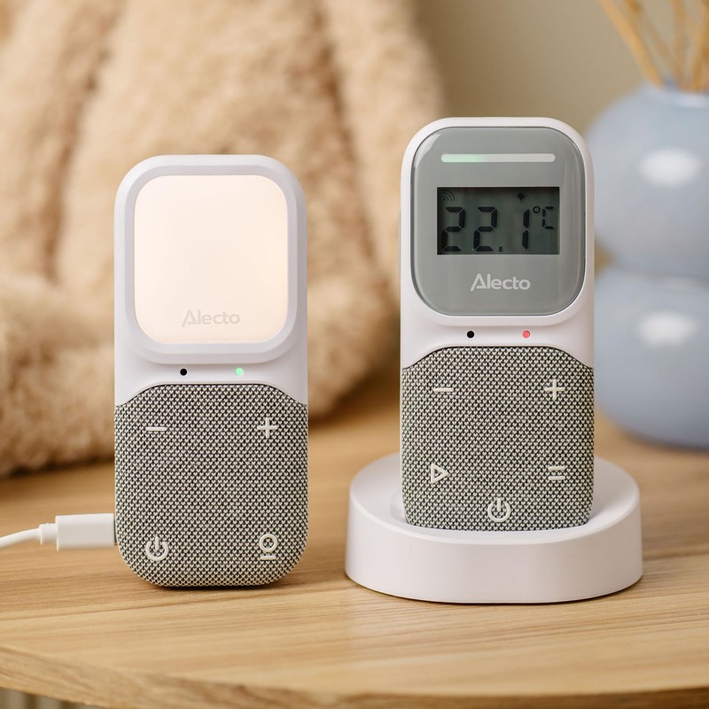 Alecto DBX140 - Modern Full Eco Audio Baby Monitor with