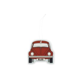 BRISA VW Collection - Volkswagen Käfer Luft-Erfrischer, Duft-Spender, Duft-Baum fürs Auto/KFZ (Rot/Melone)