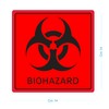 pubblimania BIOHAZARD Sticker Square for Outdoor Use - Indoor (4