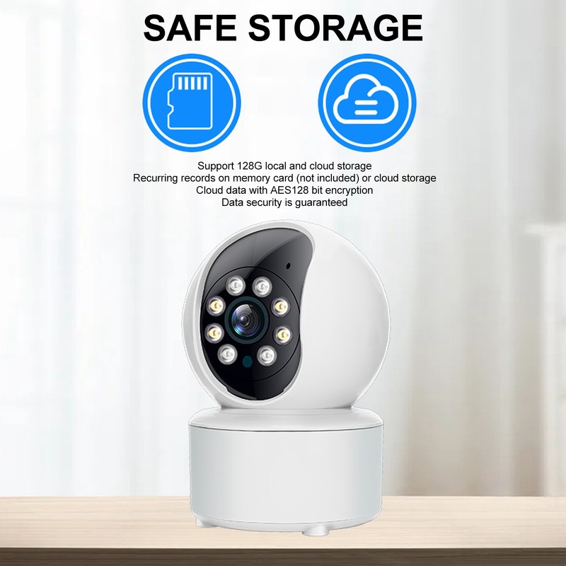 5G WiFi Security Camera HD 360 Degree Lens Night Vision