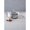 Scanpan CTX Covered Deep Sautè Pan, 4 Quart, Silver