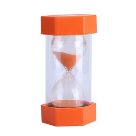 EQLEF® Sicherheit Fashion Sanduhr 5/10/15/30 Minuten Sanduhr (15 Minuten Orangen)