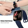 Lamshaw Compatible for Shock Clock 3 Bands, New Silicone Woven