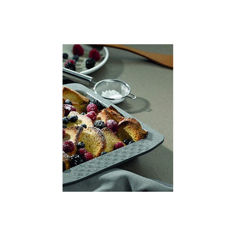 kela Casserole Dish Lea 29,5x25,5x6,5cm in Metal Grey, Multi-Ply 29.5