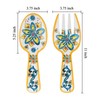 UPware 2-Piece 10.75 Inch Melamine Salad Server Serving Utensil Set