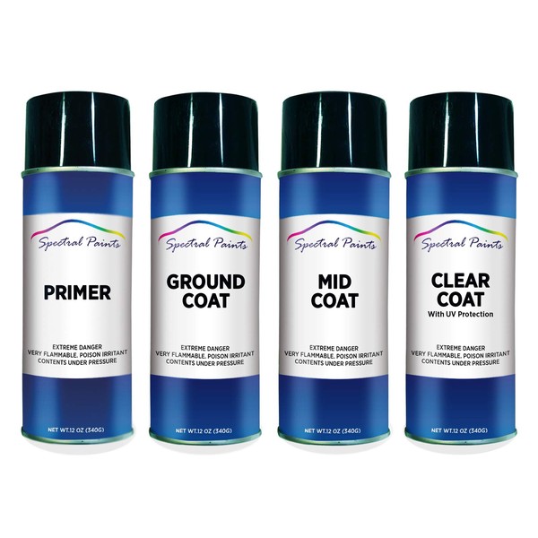 Spectral Paints Compatible/Replacement for Buick WA800J White Diamond Pearl -