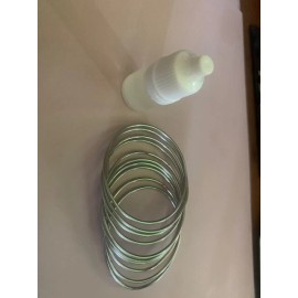 Kester Soldering Supplies Kit, Kester Silver Solder Alloy & Flux. 100" .040