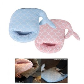 cushion foot heater foot warmer USB Pink