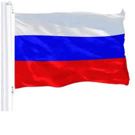 G128 Russia Russian Flag | 3x5 Ft | LiteWeave Pro Series Printed 150D Polyester | Country Flag, Indoor/Outdoor, Vibrant Colors, Brass Grommets, Thicker and More Durable Than 100D 75D Polyester