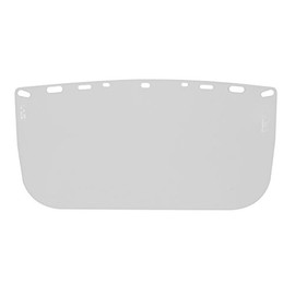 Bullard 840ME Clear, Flat, Multi-fit Polyester Visor, 8" x 15" x 0.040" for Use with Bullard Face Protection Brackets