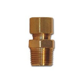 Brass Fitting 3/16 compression x 1/8 Male Bryke Racing