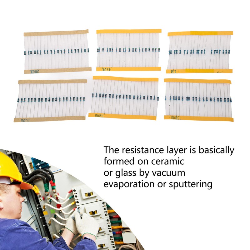 1400 Pcs Set Electronic Components Metal Film Resistor Ceramic Electrolytic