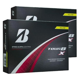 Bridgestone 2024 Tour B X Tour B X Yellow 2 Dozen Set 24 Balls *Includes Original Sheet