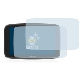 BROTECT Entspiegelungs-Schutzfolie für TomTom GO Camper/GO Essential (6'') (2 Stück) Matte Displayschutz-Folie, Anti-Fingerprint