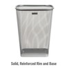 Mind Reader Mesh Trash Can, Waste Paper Basket, Square, Office,